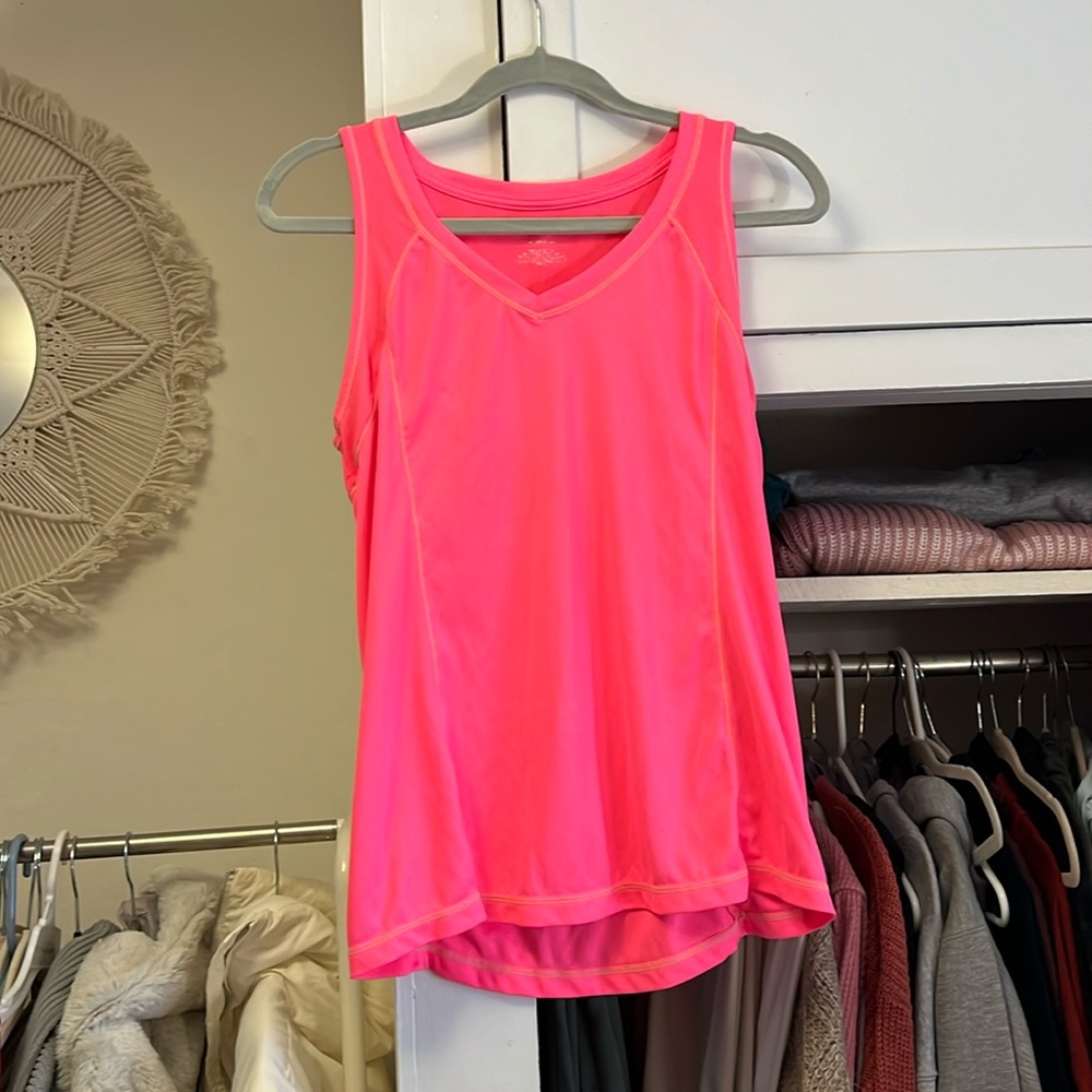 Hot pink tank top